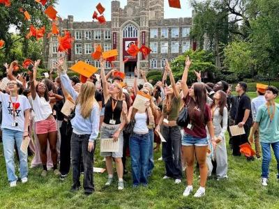 sejour linguistique à New York - groupe de jeunes