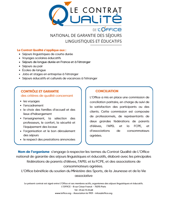 Contrat qualité 2
